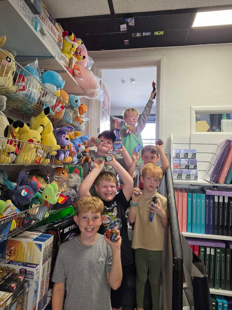 Trading card players enjoying an event at Bath TCG