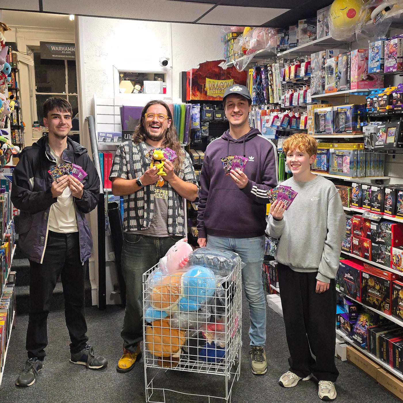 Trading card players enjoying an event at Bath TCG