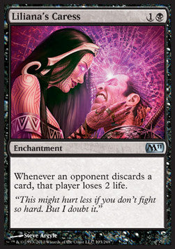 Liliana's Caress - Magic 2011 (Uncommon) [M11-103]