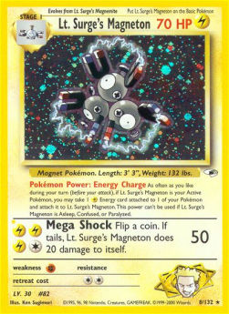 Lt. Surge's Magneton - Gym Heroes (Holo Rare) [GH-8]