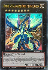 Number 62: Galaxy-Eyes Prime Photon Dragon - 2015 Mega-Tin Mega Pack (Ultra Rare) [MP15-022]