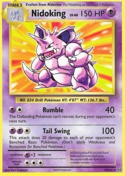 Nidoking - Evolutions (Holo Rare) [EVO-45]