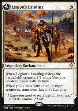 Legion's Landing / Adanto, the First Fort - Ixalan (Rare) [XLN-22]
