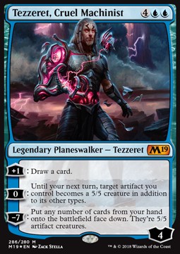 Tezzeret, Cruel Machinist - Core 2019 (Mythic) [M19-286]
