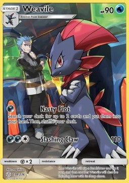 Weavile - Cosmic Eclipse (Secret Rare) [CEC-238]