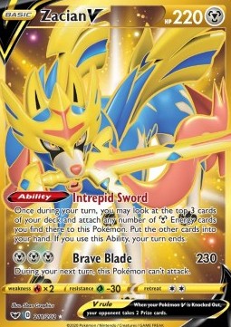 Zacian V - Sword & Shield (Secret Rare) [SSH-211]