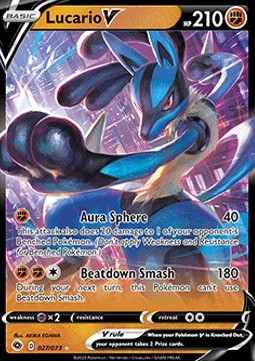 Lucario V - Champion’s Path (Ultra Rare) [CPA-27]