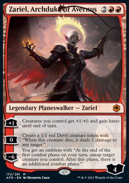 Zariel, Archduke of Avernus - Adventures in the Forgotten Realms (Mythic) [AFR-172]