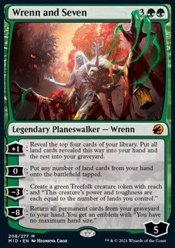 Wrenn and Seven - Innistrad: Midnight Hunt (Mythic) [MID-208]