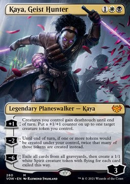 Kaya, Geist Hunter - Innistrad: Crimson Vow: Extras (Mythic) [XVOW-280]
