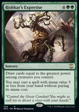 Rishkar's Expertise - Commander: Streets of New Capenna (Rare) [NCC-306]