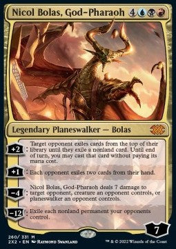 Nicol Bolas, God-Pharaoh - Double Masters 2022 (Mythic) [2X2-260]