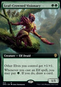 Leaf-Crowned Visionary - Dominaria United: Extras (Rare) [XDMU-414]