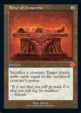 Altar of Dementia (V.1) - Retro Frame Artifacts (Mythic) [BRR-3]