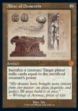 Altar of Dementia (V.2) - Retro Frame Artifacts (Mythic) [BRR-66]