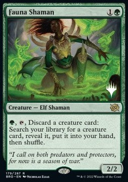 Fauna Shaman (V.2) - The Brothers' War: Promos (Rare) [PBRO-179]
