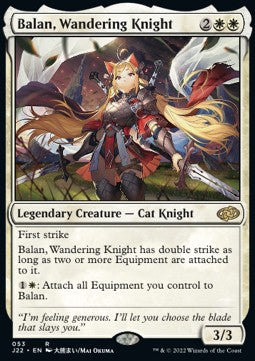 Balan, Wandering Knight - Jumpstart 2022 (Rare) [J22-53]