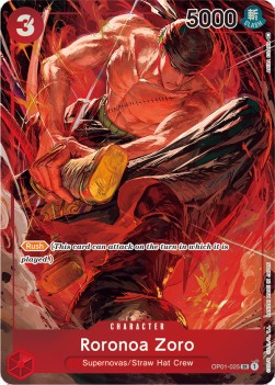 Roronoa Zoro (OP01-025) (V.2) - Romance Dawn (Alternate Art) [OP01-025]
