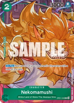 Nekomamushi (OP01-048) (V.2) - Romance Dawn (Alternate Art) [OP01-048]
