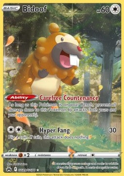 Bidoof - Crown Zenith (Holo Rare) [CRZ-GG29]