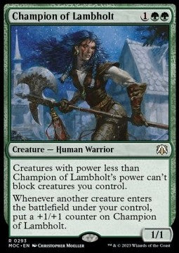Champion of Lambholt - Commander: March of the Machine (Rare) [MOC-293]