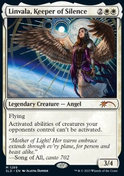 Linvala, Keeper of Silence - Secret Lair Drop Series: Spring Superdrop 2023 (Mythic) [SLDSP3-1289]