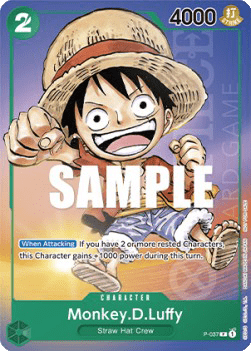 Monkey.D.Luffy (P-037) (V.1) - Promos (Promo) [P-037]