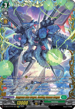Empyrean Blue Dragon, Shelling Cannon Dragon - Triple Drive Booster (Double Frame Rare) [D-SS12-FFR14]