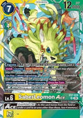 SaberLeomon Ace (EX7-029) (V.1) - Digimon Liberator (Super Rare) [EX-07-029]