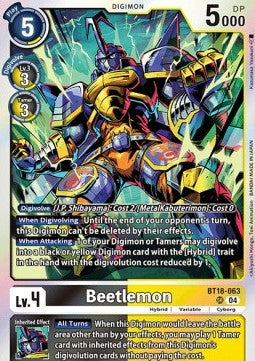 Beetlemon (BT18-063) (V.1) - Special Booster Ver 2.0 (Super Rare) [SB2.0-063]