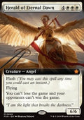 Herald of Eternal Dawn (V.5) - Magic: The Gathering Foundations: Extras (Mythic) [XFDN-446]