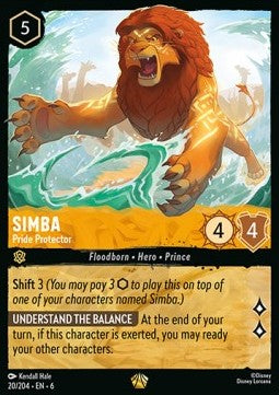 Simba - Pride Protector - Azurite Sea (Legendary) [6AZS-20]