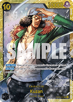 Kuzan (OP02-121) (V.1) - The Best (Secret Rare) [PRB01-OP02-121]