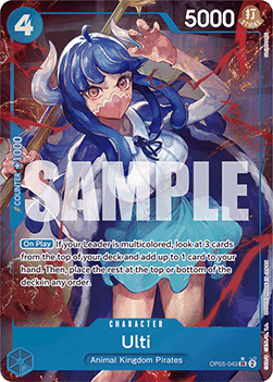 Ulti (OP05-043) (V.2) - The Best (Alternate Art) [PRB01-OP05-043]