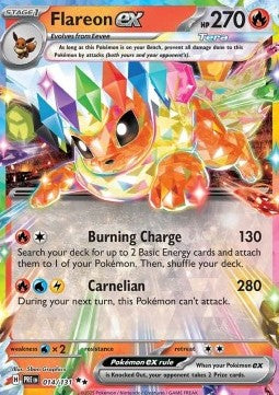 Flareon ex - Prismatic Evolutions (Double Rare) [PRE-014]