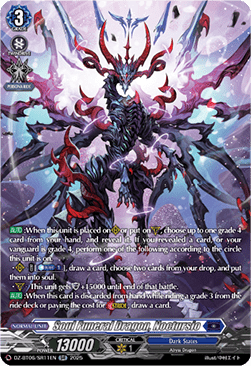 Soul Funeral Dragon, Noctursio  (V.2 - Silver Rare) - Generation Dragenesis (Silver Rare) [DZ-BT06-SR11]