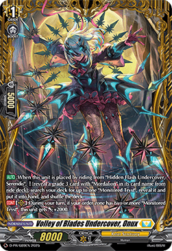 Volley of Blades Undercover, Onux - D-Promos (Promo) [D-PR-689]