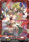 Blaze Maiden, Alprue  (V.2 - Frame Rare) - Moon Fangs & Cerulean Blaze (Frame Rare) [DZ-BT07-FR03]