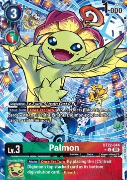 Palmon (BT22-044) (V.2) - Promos: Cyber Eden (Alternative Art) [BT-22P-BT22-044]