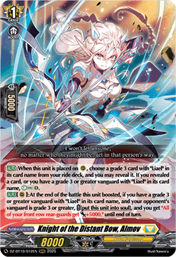 Knight of the Distant Bow, Almov  (V.1 - Triple Rare) - Dragonsoul Resonance (Triple Rare) [DZ-BT10-012]
