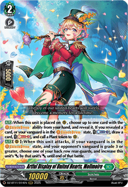 Artful Display of United Hearts, Mollmoire  (V.1 - Triple Rare) - Symphony of Might & Bloom (Triple Rare) [DZ-BT11-014]