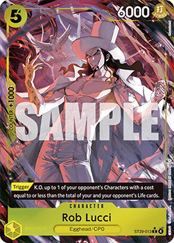 Rob Lucci (ST29-013) (V.2) - Starter Deck: Egghead (Alternate Art) [ST29-013]