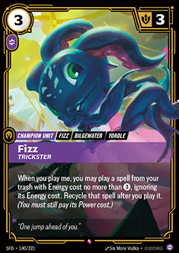 Fizz, Trickster - Spiritforged (Rare) [SFD-140]