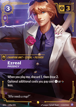 Ezreal, Prodigy (V.2 - Showcase) - Spiritforged (Showcase) [SFD-149a]