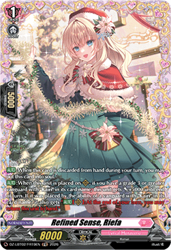 Refined Sense, Riefa  (V.2 - Frame Rare) - Lyrical Monasterio: Season of Wonders (Frame Rare) [DZ-LBT02-FR19]