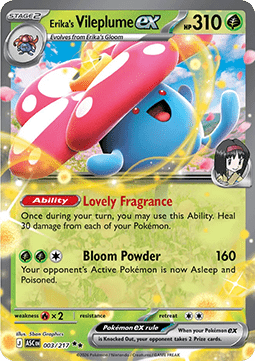 Erika's Vileplume ex - Ascended Heroes (Double Rare) [ASC-003]