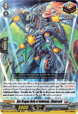 Star Dragon Deity of Infinitude, Eldobreath [D Format]