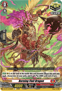 Burning Flail Dragon [D Format]