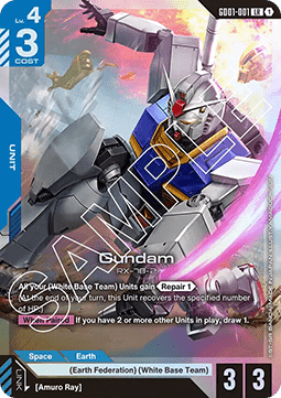 Gundam (GD01-001) (V.1 - Legendary Rare)