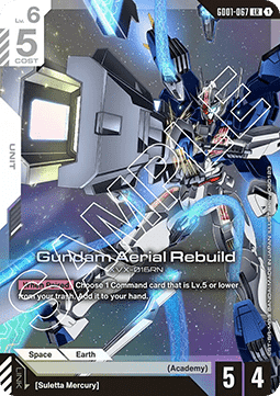 Gundam Aerial Rebuild (GD01-067) (V.1 - Legendary Rare)